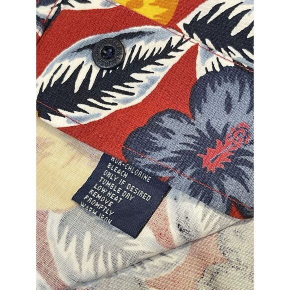 Vintage Chaps Ralph Lauren Hawaiian Shirt Short Sleeve Cotton Men’s Size XL - Picture 4 of 7